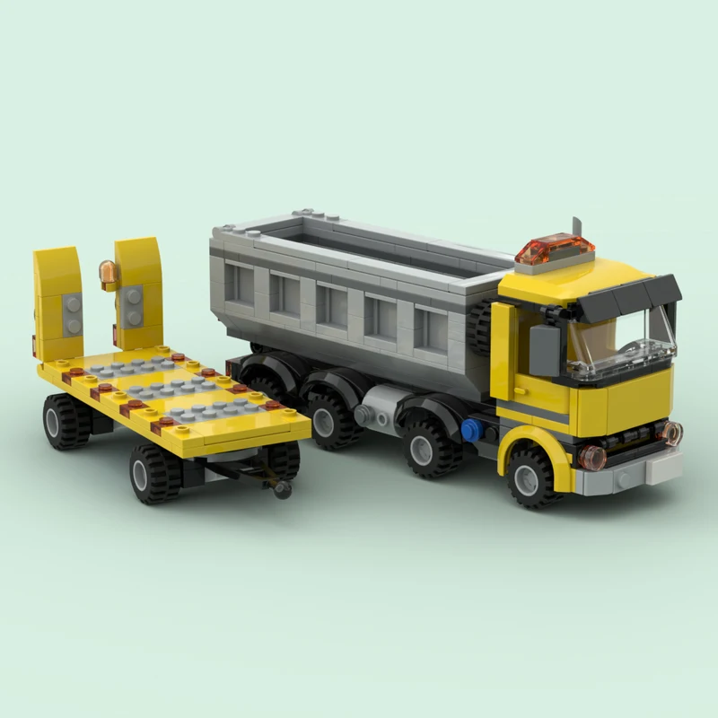 City Car Model MOC Building Bricks Heavy-Duty Transport Truck Modular Technology Gifts Holiday Assemble Children Toys Suit
City Car Model MOC Building Bricks Heavy-Duty Transport Truck Modular Technology Gifts Holiday Assemble Children Toys Suit