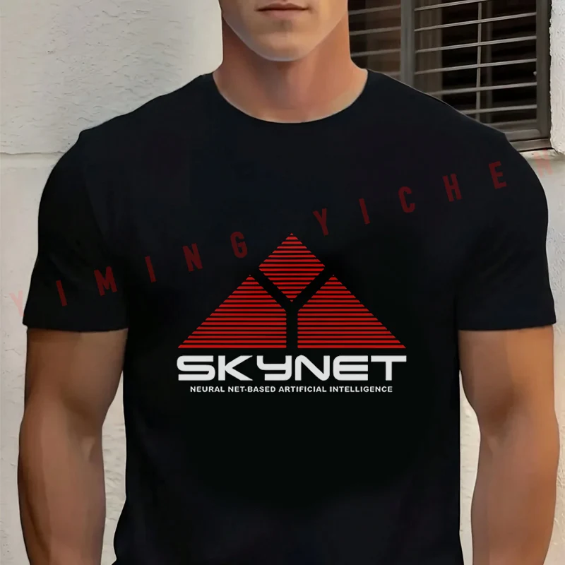 Men's Black SkyNet Cyberdyne Systems Inspired By Terminator Motorcycle Cotton T-Shirt New Men's Casual O-neck Short Sleeve Tees
Men's Black SkyNet Cyberdyne Systems Inspired By Terminator Motorcycle Cotton T-Shirt New Men's Casual O-neck Short Sleeve Tees