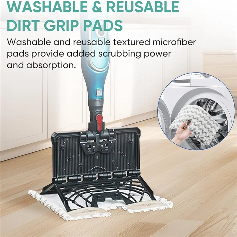 4PCS Steam Mop Pads Replacement For Shark P3/P5/P8 Steam Pocket Mop System Vacuum Cleaner Parts Mop Clotha83x
4PCS Steam Mop Pads Replacement For Shark P3/P5/P8 Steam Pocket Mop System Vacuum Cleaner Parts Mop Clotha83x