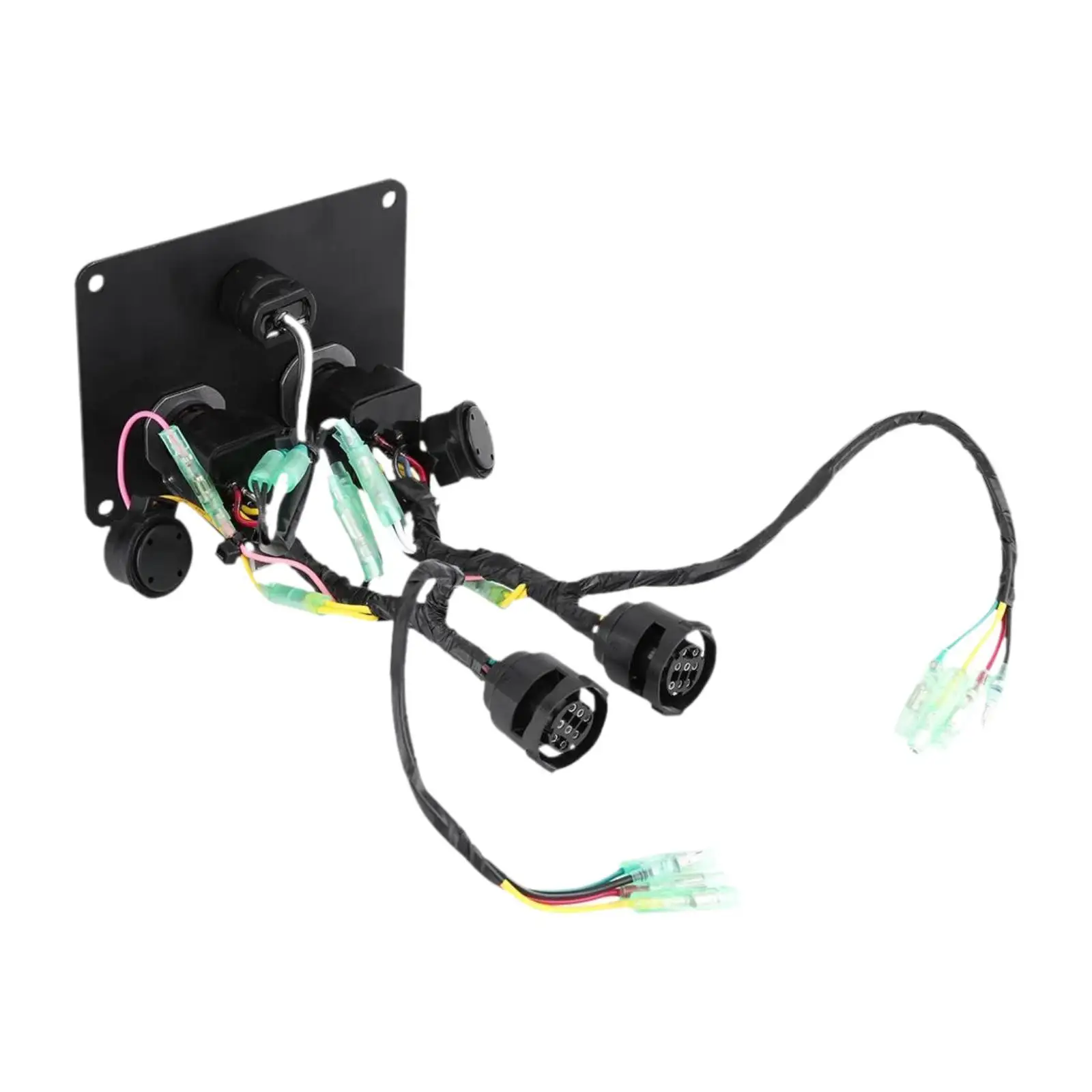 Twin Key Switch Control Panel Assembly 12V Outboard Motor Accessory Replacement for Yamaha 60hp to 300hp
Twin Key Switch Control Panel Assembly 12V Outboard Motor Accessory Replacement for Yamaha 60hp to 300hp