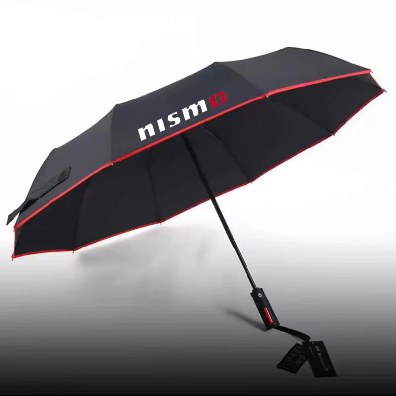 Nissan Nismo Qashqai Juke X-Trail Patrol Note Leaf Altima Maxima Murano Car Light Automatic Folding Windproof Sunshade Umbrella
Nissan Nismo Qashqai Juke X-Trail Patrol Note Leaf Altima Maxima Murano Car Light Automatic Folding Windproof Sunshade Umbrella