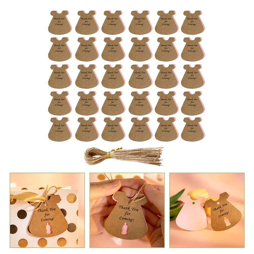 50Sets Kraft Paper Gift Tags Clothes Design Kraft Paper Labels Pre-Punched Holes for Baby Shower Gender Reveal Gifts
50Sets Kraft Paper Gift Tags Clothes Design Kraft Paper Labels Pre-Punched Holes for Baby Shower Gender Reveal Gifts