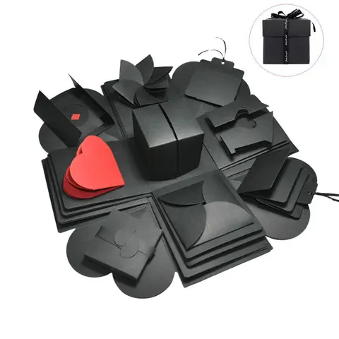 DIY Aangenaam Verrast Fotoalbum Geschenkdoos Opbergdoos Valentijnsdag Verrassingsgeschenkdoos Romantisch Paar Creatief Cadeau