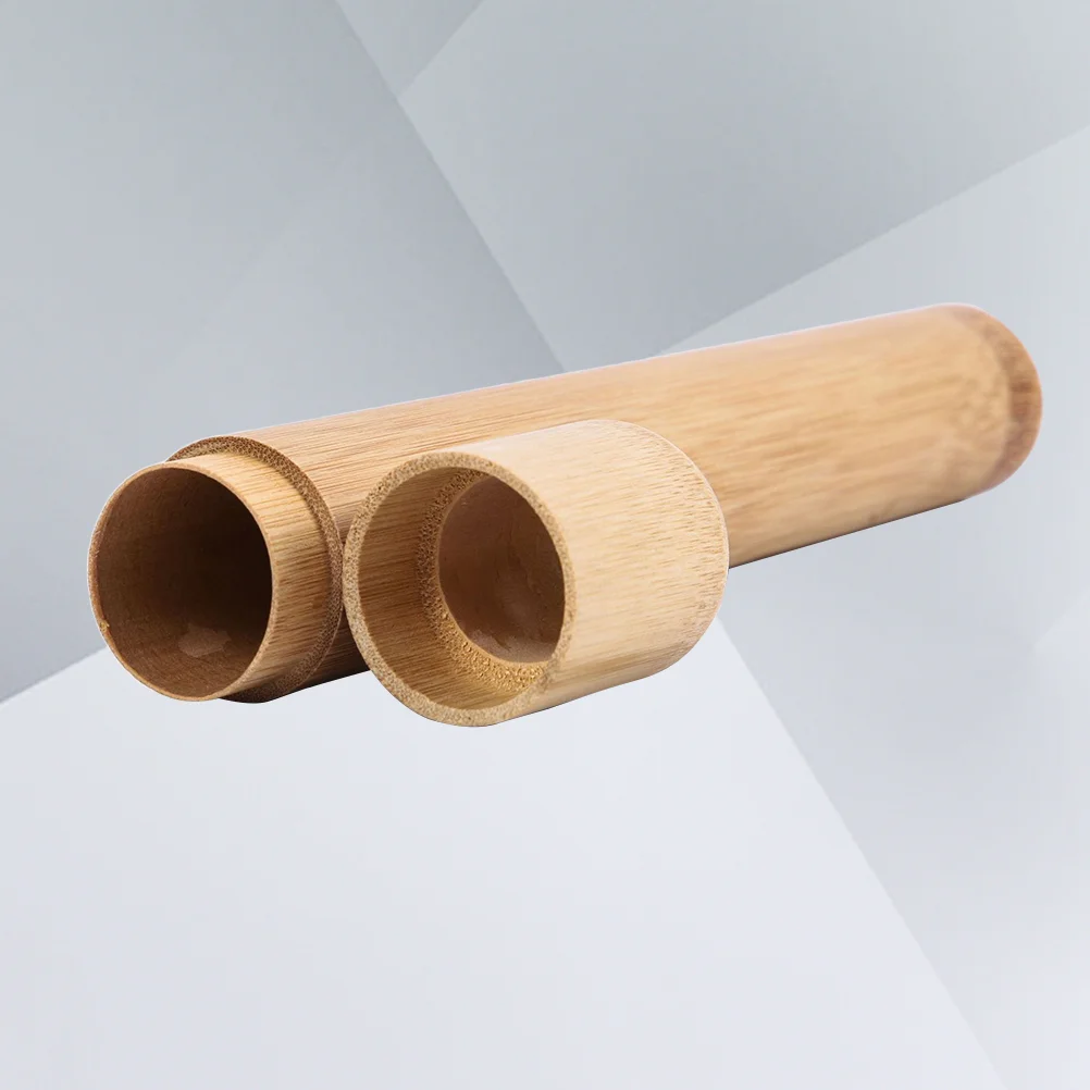 1pc Portable Toothbrush Holder Bamboo Round Toothbrush Case Tube for Travel Hiking Camping Toothbrush Tube
1pc Portable Toothbrush Holder Bamboo Round Toothbrush Case Tube for Travel Hiking Camping Toothbrush Tube