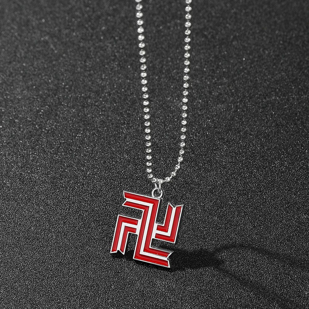 Anime Tokyo Revengers Double Sided Necklace Trendy Cool Manji Gang Logo Red Symbol Pendant for Men Women Fans Cartoon Gifts
Anime Tokyo Revengers Double Sided Necklace Trendy Cool Manji Gang Logo Red Symbol Pendant for Men Women Fans Cartoon Gifts
