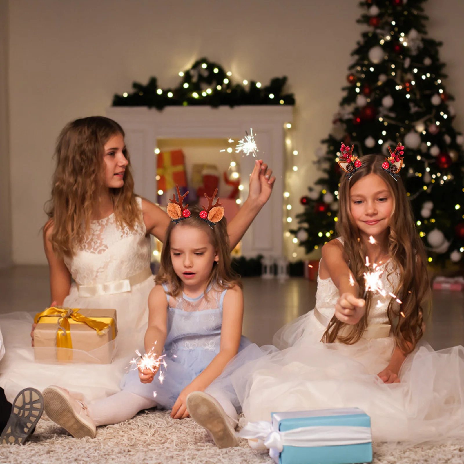 Christmas Clips Adorable Antler Design Xmas Hair Decor For Women Holiday Party Gift Lovely Hair Accessories
Christmas Clips Adorable Antler Design Xmas Hair Decor For Women Holiday Party Gift Lovely Hair Accessories