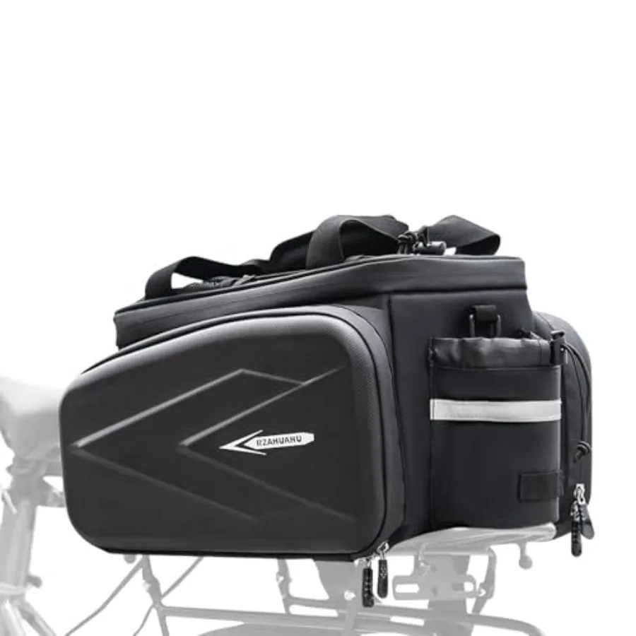 Bike Rack Bag, 20L EVA Hard Shell Bike Trunk Rear Rack Bag Bike Panniers Expandable 3 in 1 Waterproof Tin foil Insulation Bike
Bike Rack Bag, 20L EVA Hard Shell Bike Trunk Rear Rack Bag Bike Panniers Expandable 3 in 1 Waterproof Tin foil Insulation Bike
