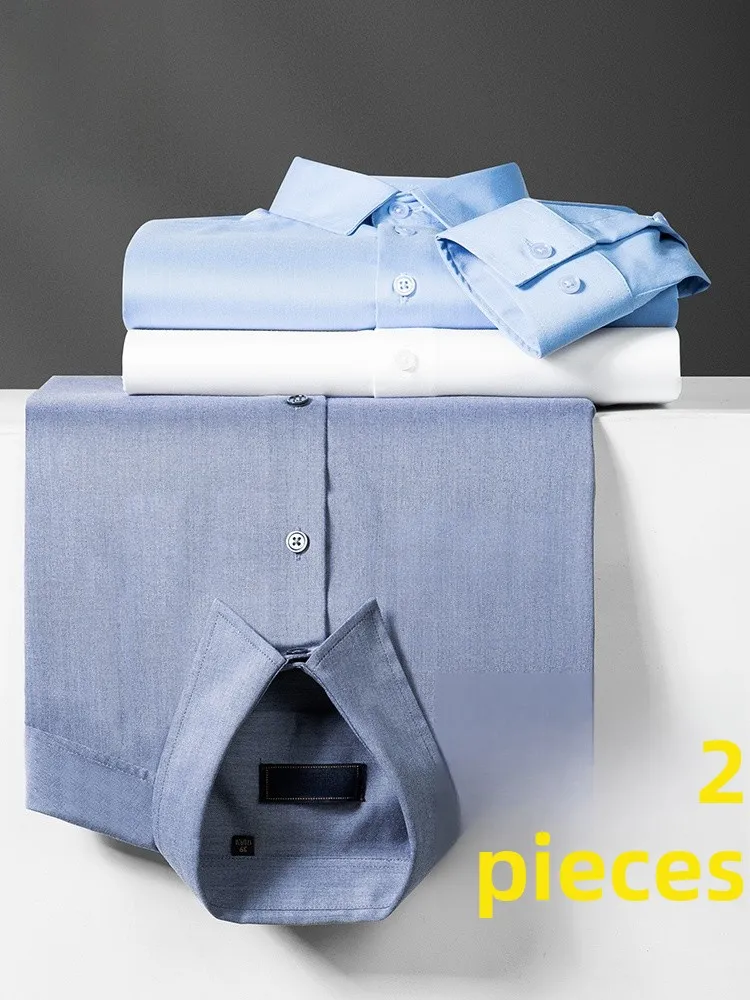 Lormen Men's White Long Sleeve Shirt Business Professional Formal Iron-Free Workwear Blue Shirt Slim Fit Youth Commute
Lormen Men's White Long Sleeve Shirt Business Professional Formal Iron-Free Workwear Blue Shirt Slim Fit Youth Commute