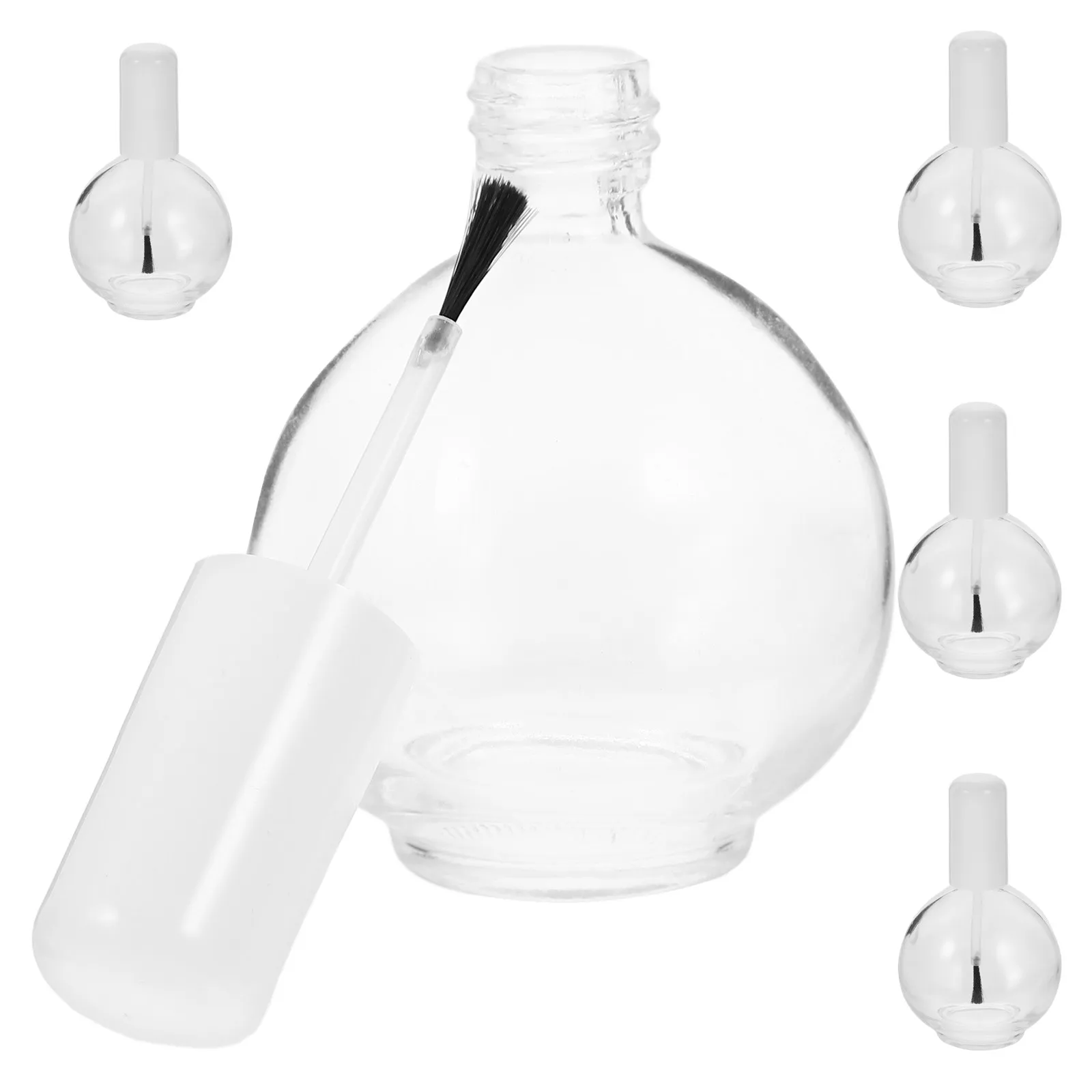 5Pcs Refillable Nail Polish Bottles Glass Small Empty Gel Polish Bottles Leak Proof Portable Convenient for Personal Nail Salon
5Pcs Refillable Nail Polish Bottles Glass Small Empty Gel Polish Bottles Leak Proof Portable Convenient for Personal Nail Salon