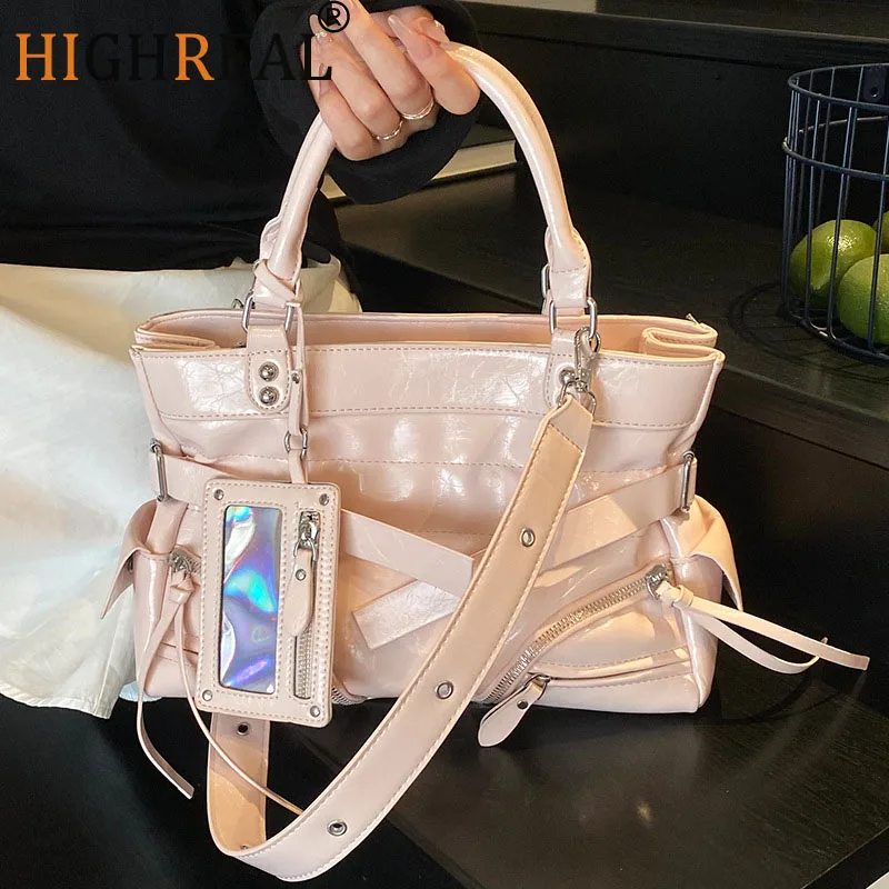 2 Pcs/set Bucket Design PU Leather Crossbody Bag Punk Style Rivet Shoulder Purses and Handbags Motorcycle Bolsa Feminina
2 Pcs/set Bucket Design PU Leather Crossbody Bag Punk Style Rivet Shoulder Purses and Handbags Motorcycle Bolsa Feminina