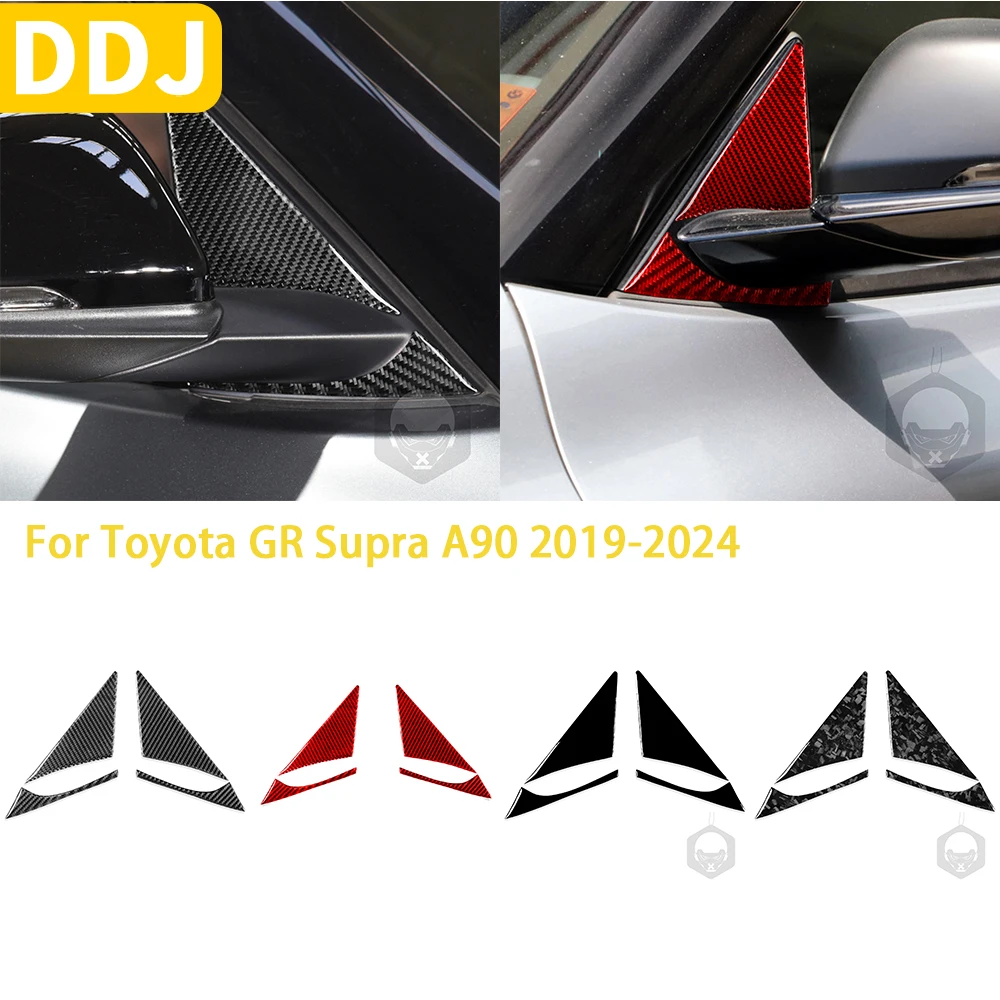 For Toyota GR Supra A90 A91 MK5 2019-2024 Accessories Carbon Fiber Car Exterior Rear View Mirror Pillar Trim Sticker
For Toyota GR Supra A90 A91 MK5 2019-2024 Accessories Carbon Fiber Car Exterior Rear View Mirror Pillar Trim Sticker