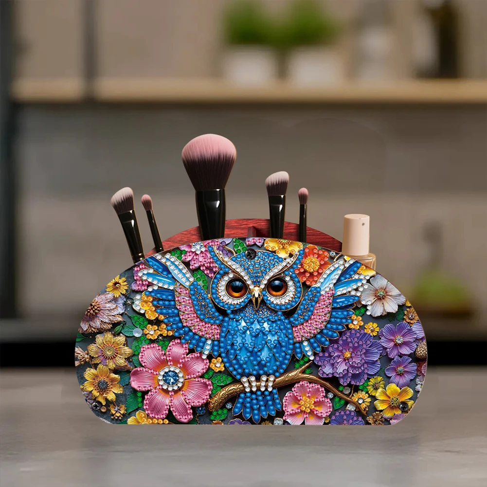 Gem Owl DIY Wooden Diamond Painting Multi-grid Storage Box Tabletop Organizer
Gem Owl DIY Wooden Diamond Painting Multi-grid Storage Box Tabletop Organizer