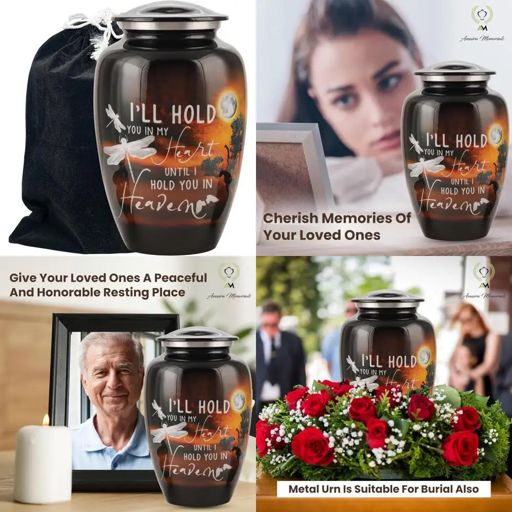 Urn for Ashes Adult Male/Female | Handcrafted Urns for Human Ashes Adult Man/Women | Funeral Cremation Memorial Burial Decorativ
Urn for Ashes Adult Male/Female | Handcrafted Urns for Human Ashes Adult Man/Women | Funeral Cremation Memorial Burial Decorativ