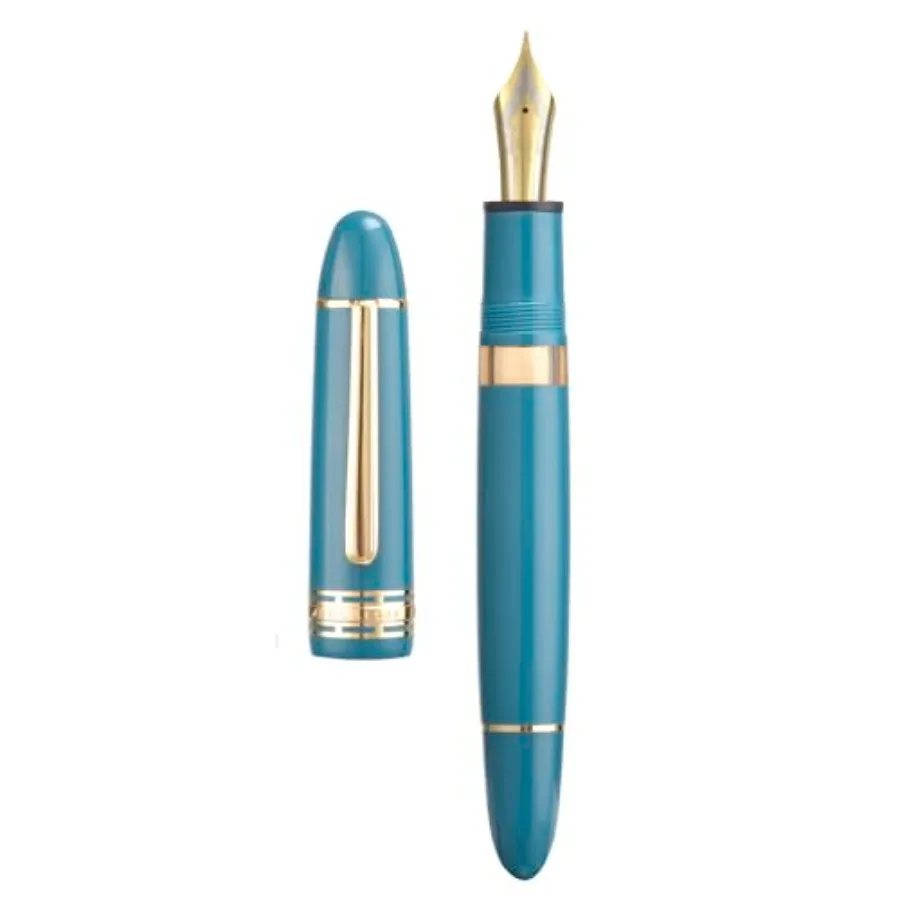 Yongsheng Junlai 630 Acrylic Fountain Pen, Size 8 Medium Nib with Piston Filling System, Ink Tank with Shape Design Smooth Writ
Yongsheng Junlai 630 Acrylic Fountain Pen, Size 8 Medium Nib with Piston Filling System, Ink Tank with Shape Design Smooth Writ