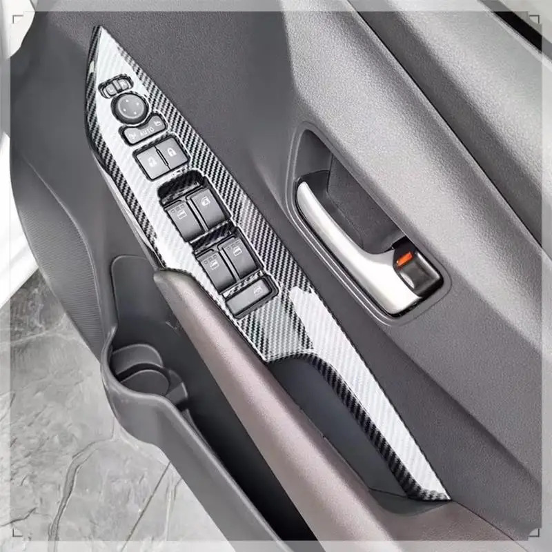 Для Toyota Yaris Ativ/Vios 2023 2024, RHD автомобильный переключатель подъема окна, кнопка панели, накладка, запасные части, ABS, углеродное волокно
Для Toyota Yaris Ativ/Vios 2023 2024, RHD автомобильный переключатель подъема окна, кнопка панели, накладка, запасные части, ABS, углеродное волокно