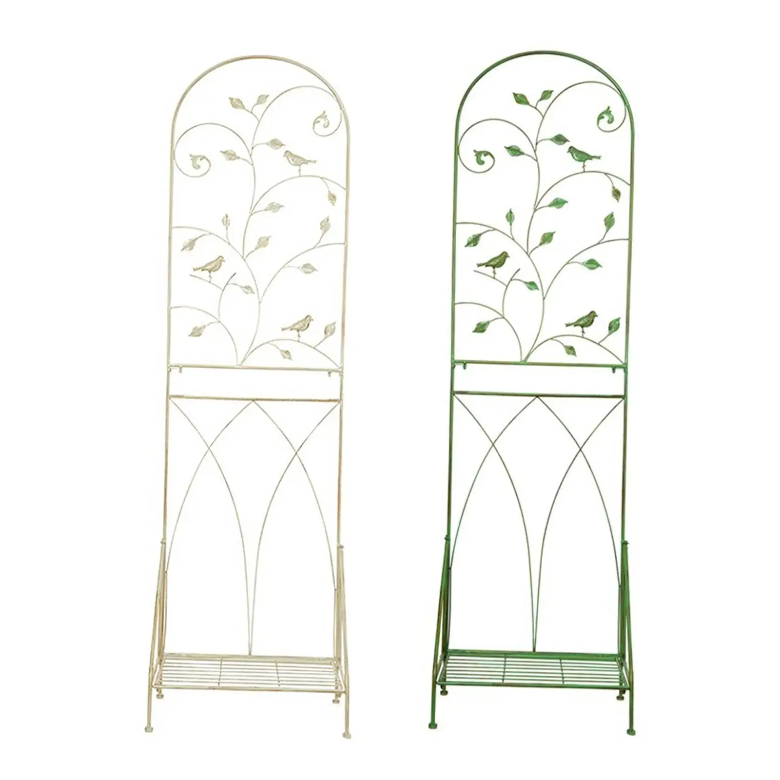 Garden Trellis with Plant Stands Detachable for Backyard Garden Decor
Garden Trellis with Plant Stands Detachable for Backyard Garden Decor