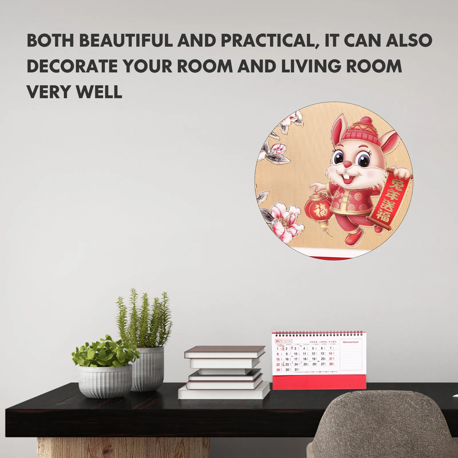 Thick Smooth Desktop Calendar 2023 Year of The Rabbit Stable Tabletop Design with Month Week Date Info for Living Room Office
Thick Smooth Desktop Calendar 2023 Year of The Rabbit Stable Tabletop Design with Month Week Date Info for Living Room Office