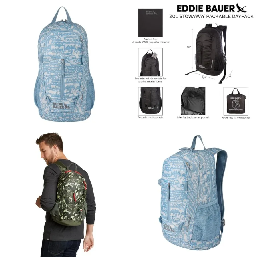 Stowaway Packable Backpack Travel Outdoor Lightweight Foldable Durable Ripstop Polyester
Stowaway Packable Backpack Travel Outdoor Lightweight Foldable Durable Ripstop Polyester