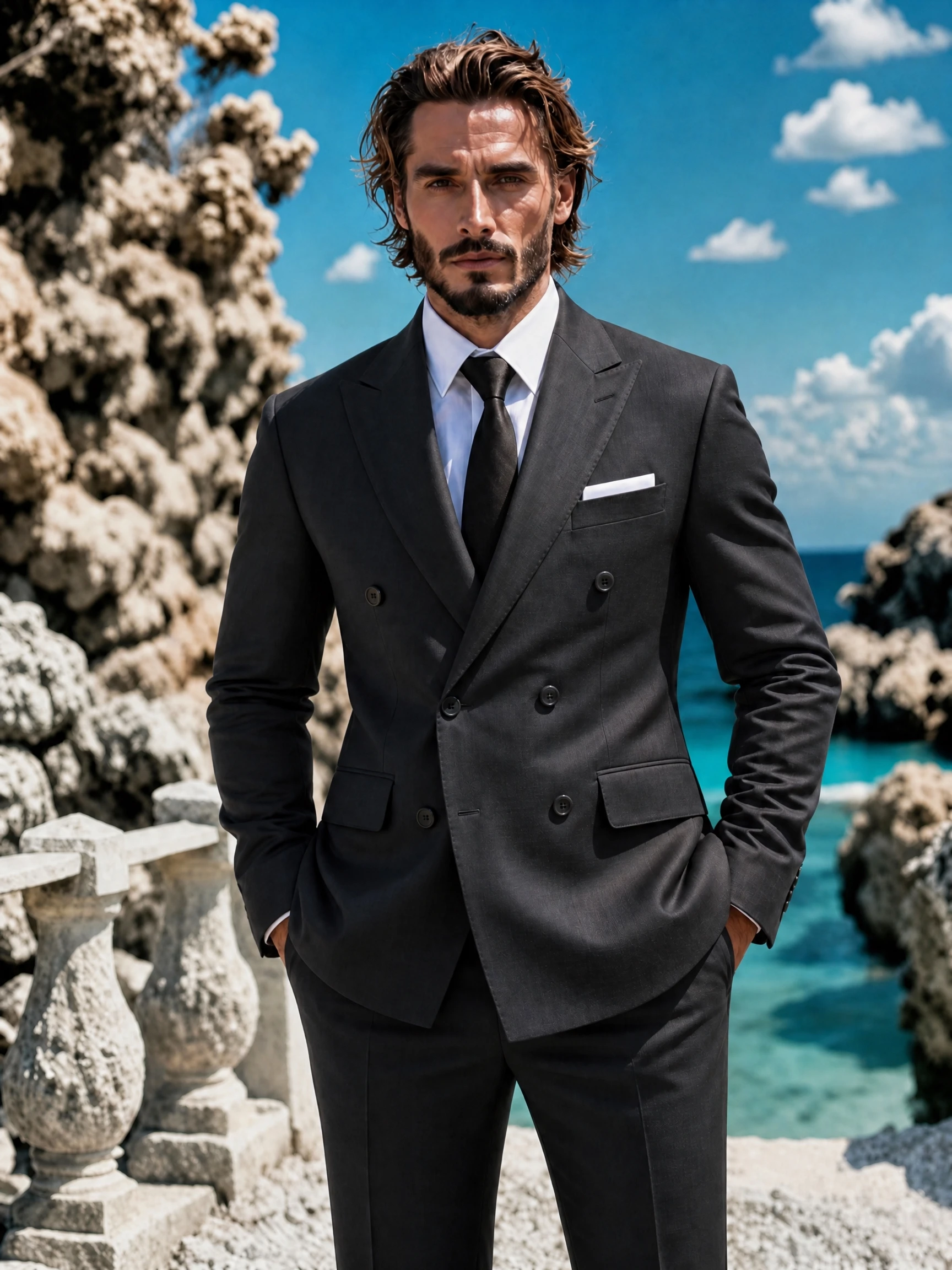 Men Solid Double Breasted Peak Lapel 2 Piece Suit Shape Retaining Slim Trousers Lightweight All Year Formal Wear
Men Solid Double Breasted Peak Lapel 2 Piece Suit Shape Retaining Slim Trousers Lightweight All Year Formal Wear