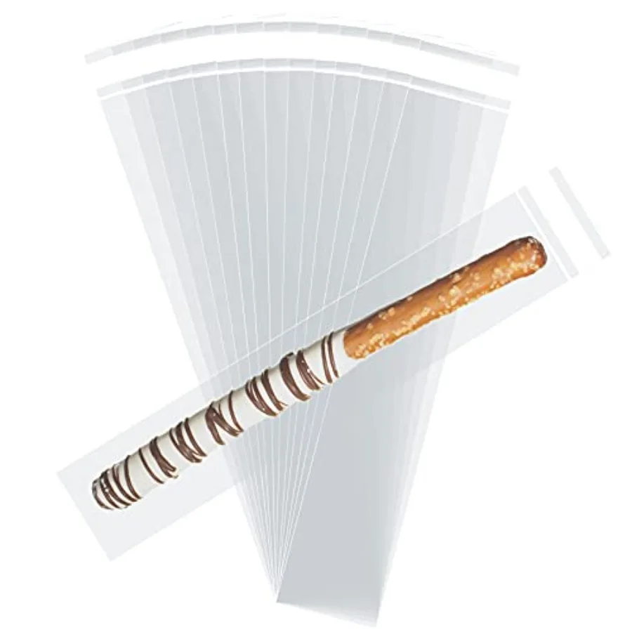 Self Sealg Cellophane Bags, 100 Pcs Clear Pretzel Rod Bags, Resealable Bag for agg ICY Candy Popsicle
Self Sealg Cellophane Bags, 100 Pcs Clear Pretzel Rod Bags, Resealable Bag for agg ICY Candy Popsicle