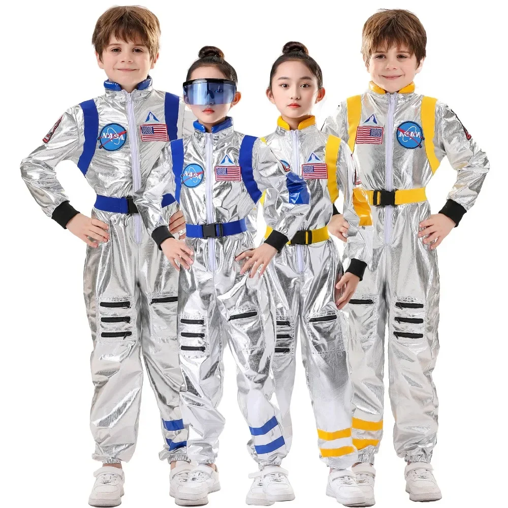 Children Astronaut Costume Male and Female Space Pilot Jumpsuit School Halloween Costume Carnival Cosplay
Children Astronaut Costume Male and Female Space Pilot Jumpsuit School Halloween Costume Carnival Cosplay