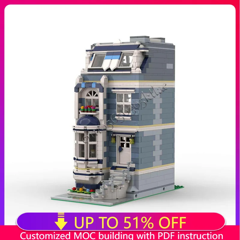 1952 шт., серия Street View, трехэтажный модульный городской дом, строительный блок, модель, образовательная сборка, игрушки для детей, праздничные подарки
1952 шт., серия Street View, трехэтажный модульный городской дом, строительный блок, модель, образовательная сборка, игрушки для детей, праздничные подарки