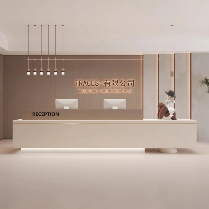 Supermarket Cashier Reception Desk Trade Show Counter Reception Desk Business Interior Mostrador De Tienda Office Furniture
Supermarket Cashier Reception Desk Trade Show Counter Reception Desk Business Interior Mostrador De Tienda Office Furniture