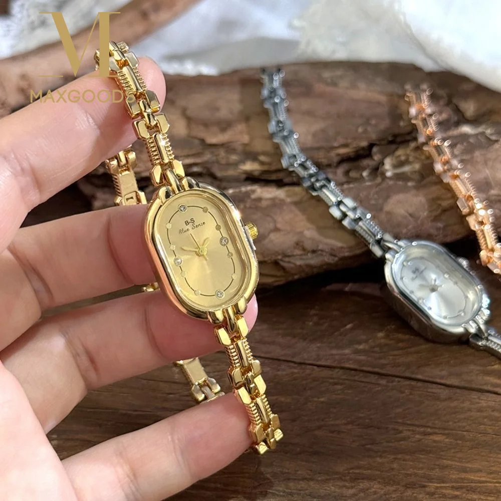 Casual Rhinestone Women Quartz Watch Oval Dial Minimalist Thin Bracelet Watch Adjustable Alloy Small Dial Watch Ladies
Casual Rhinestone Women Quartz Watch Oval Dial Minimalist Thin Bracelet Watch Adjustable Alloy Small Dial Watch Ladies
