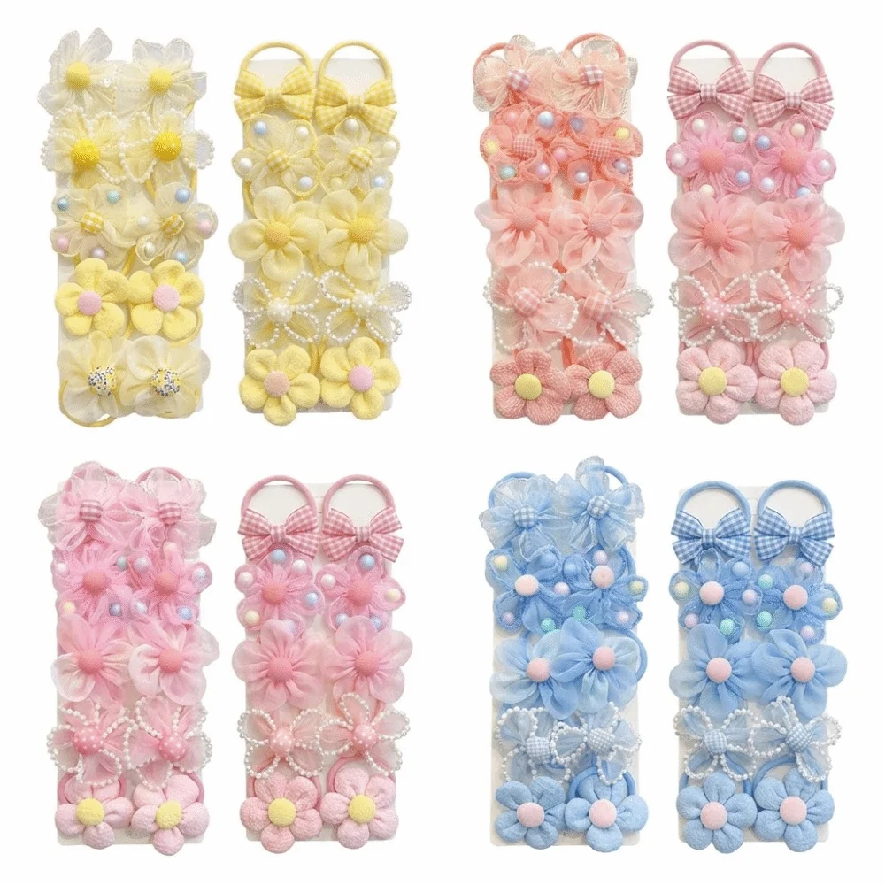 10pcs Colorful Flower Hair Ties Floral No Harm Children's Headband Set Hair Ring Korean High Elastic Hair Rope Party Accessories
10pcs Colorful Flower Hair Ties Floral No Harm Children's Headband Set Hair Ring Korean High Elastic Hair Rope Party Accessories