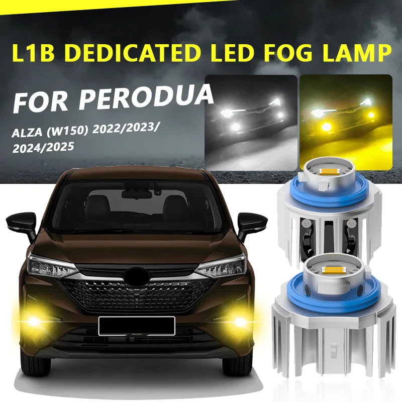 FOR PERODUA ALZA (W150) 2022/2023/2024/2025 New LED Car Fog Lamps L1B monochrome/Dual Color Yellow White Car Led Fog Lights
FOR PERODUA ALZA (W150) 2022/2023/2024/2025 New LED Car Fog Lamps L1B monochrome/Dual Color Yellow White Car Led Fog Lights