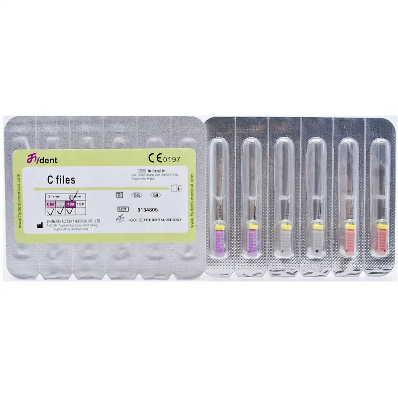Dental Hand Use C Files Endo Root Canal Stainless Steel #6 #8 #10 15# C+ Files Use For Root Canal Cleaning Dental Intrusment
Dental Hand Use C Files Endo Root Canal Stainless Steel #6 #8 #10 15# C+ Files Use For Root Canal Cleaning Dental Intrusment