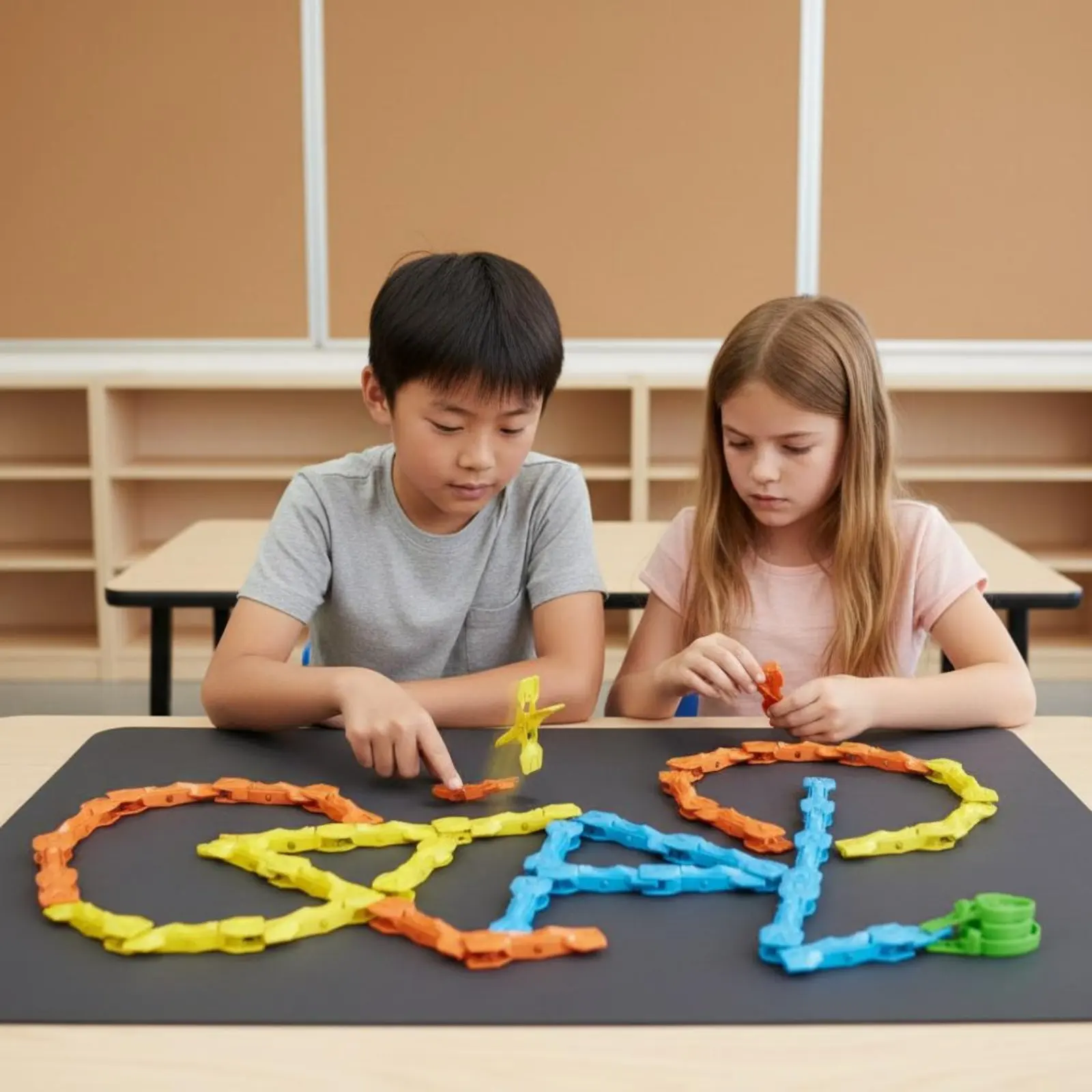 Jumping Tile Toy Educational Tile Clip Toy Stacking Game Hand-Eye Coordination Fine Movement Skills for Students
Jumping Tile Toy Educational Tile Clip Toy Stacking Game Hand-Eye Coordination Fine Movement Skills for Students