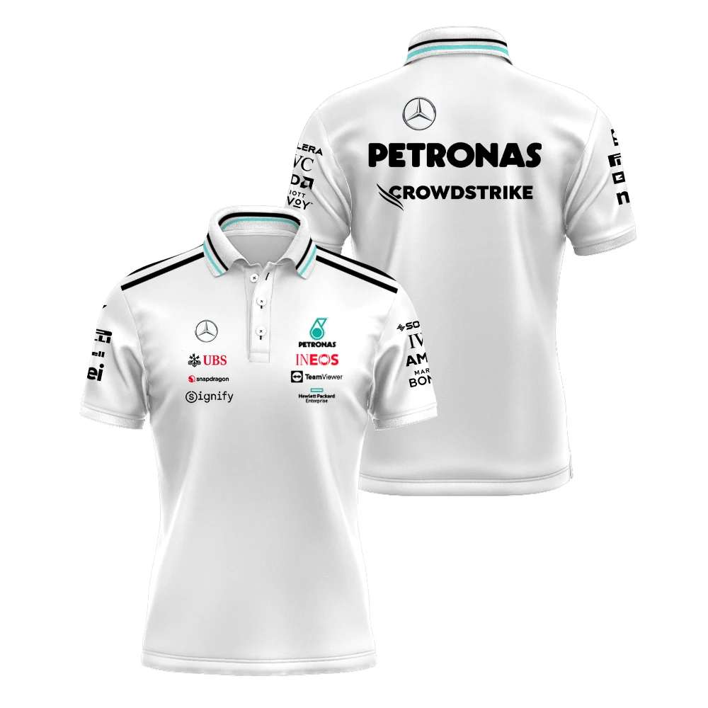 2024 New Mercedes Benz F1 Racing Team Outdoor Extreme Sports Quick Drying Breathable Cycling Suit POLO Shirt Men's T-shirt
2024 New Mercedes Benz F1 Racing Team Outdoor Extreme Sports Quick Drying Breathable Cycling Suit POLO Shirt Men's T-shirt