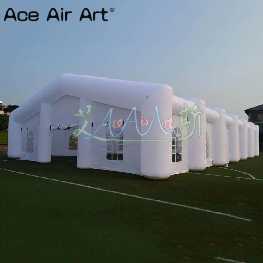 Portable Giant Pure White Outdoor Inflatable Wedding Tent, Marquee Wedding Party Tent for 100/200/300 people
Portable Giant Pure White Outdoor Inflatable Wedding Tent, Marquee Wedding Party Tent for 100/200/300 people