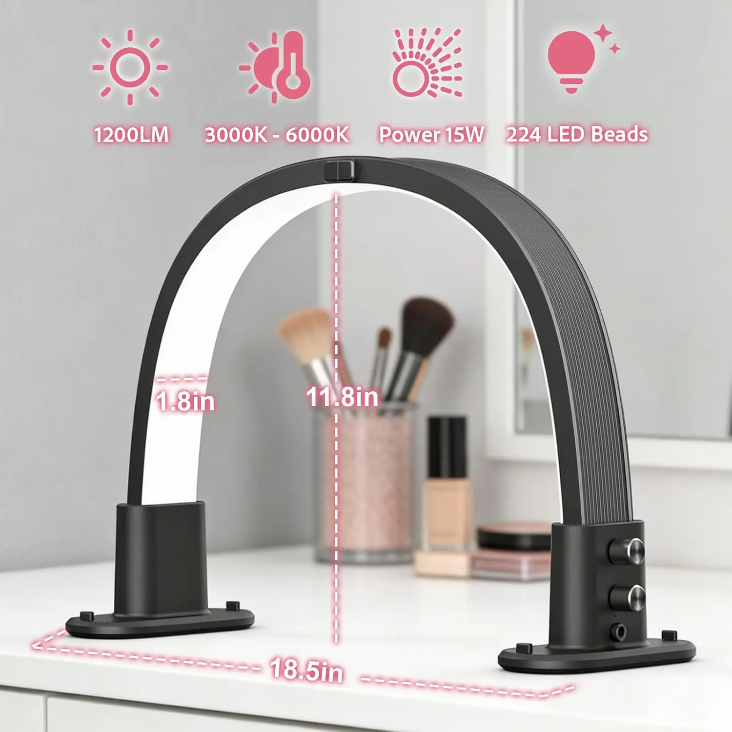 Nail Desk Lamp Tattoo Beauty Salon Diamonds Arc Round Half Moon Light Led Nail Table Lamp New Moon Nail Work Lamp for Nail Art,
Nail Desk Lamp Tattoo Beauty Salon Diamonds Arc Round Half Moon Light Led Nail Table Lamp New Moon Nail Work Lamp for Nail Art,