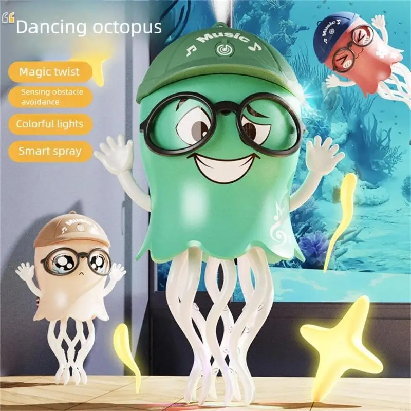 Активируемая движением танцевальная игрушка-осьминоги избегает предметов, ритмично движется под музыку, интерактивное снятие
Активируемая движением танцевальная игрушка-осьминоги избегает предметов, ритмично движется под музыку, интерактивное снятие