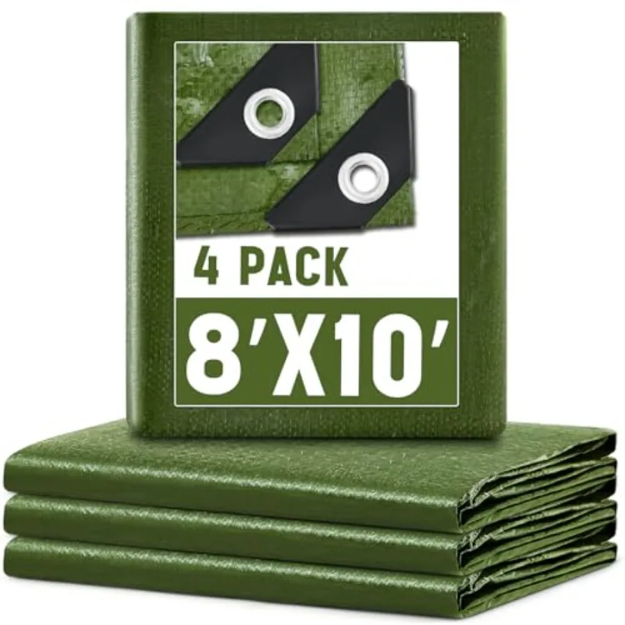 Pack. Mil Large Tarps Heavy Duty Waterproof Tarp Multi Purpose Tent Cover for Home Boats Cars Camping Patio Furniture Roof Emer
Pack. Mil Large Tarps Heavy Duty Waterproof Tarp Multi Purpose Tent Cover for Home Boats Cars Camping Patio Furniture Roof Emer