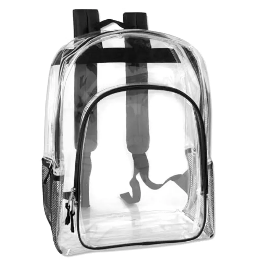 Heavy Duty Clear See Through Backpack Transparent Clear Backpack Bags Stadium Approved for Women, Men, School, Travel
Heavy Duty Clear See Through Backpack Transparent Clear Backpack Bags Stadium Approved for Women, Men, School, Travel