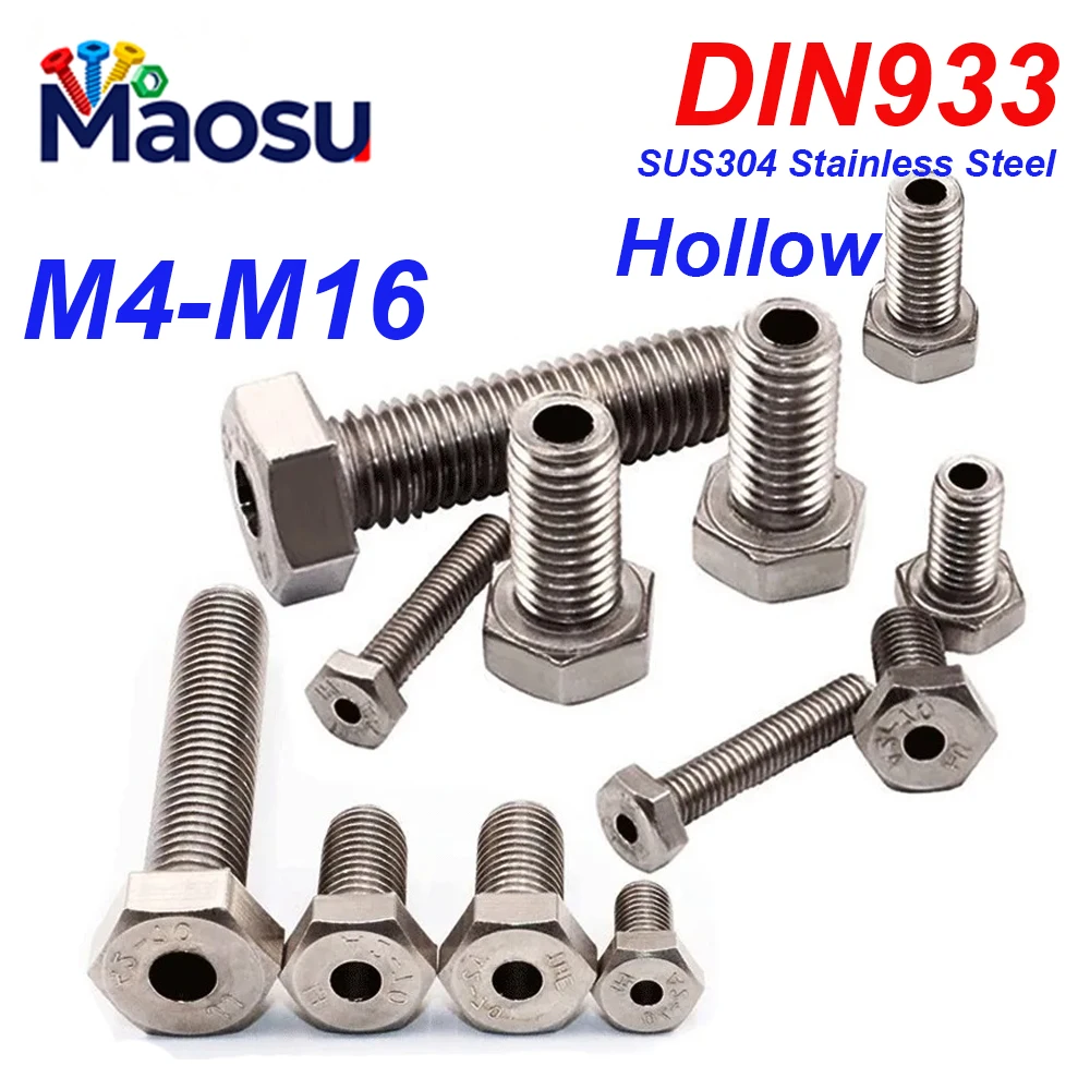Hollow Screw 304 Stainless Steel Special Outer Hexagonal Bolt Mask Machine Threading Through-Hole Screw M4 M5 M6 M8 M10 M12-M16
Hollow Screw 304 Stainless Steel Special Outer Hexagonal Bolt Mask Machine Threading Through-Hole Screw M4 M5 M6 M8 M10 M12-M16
