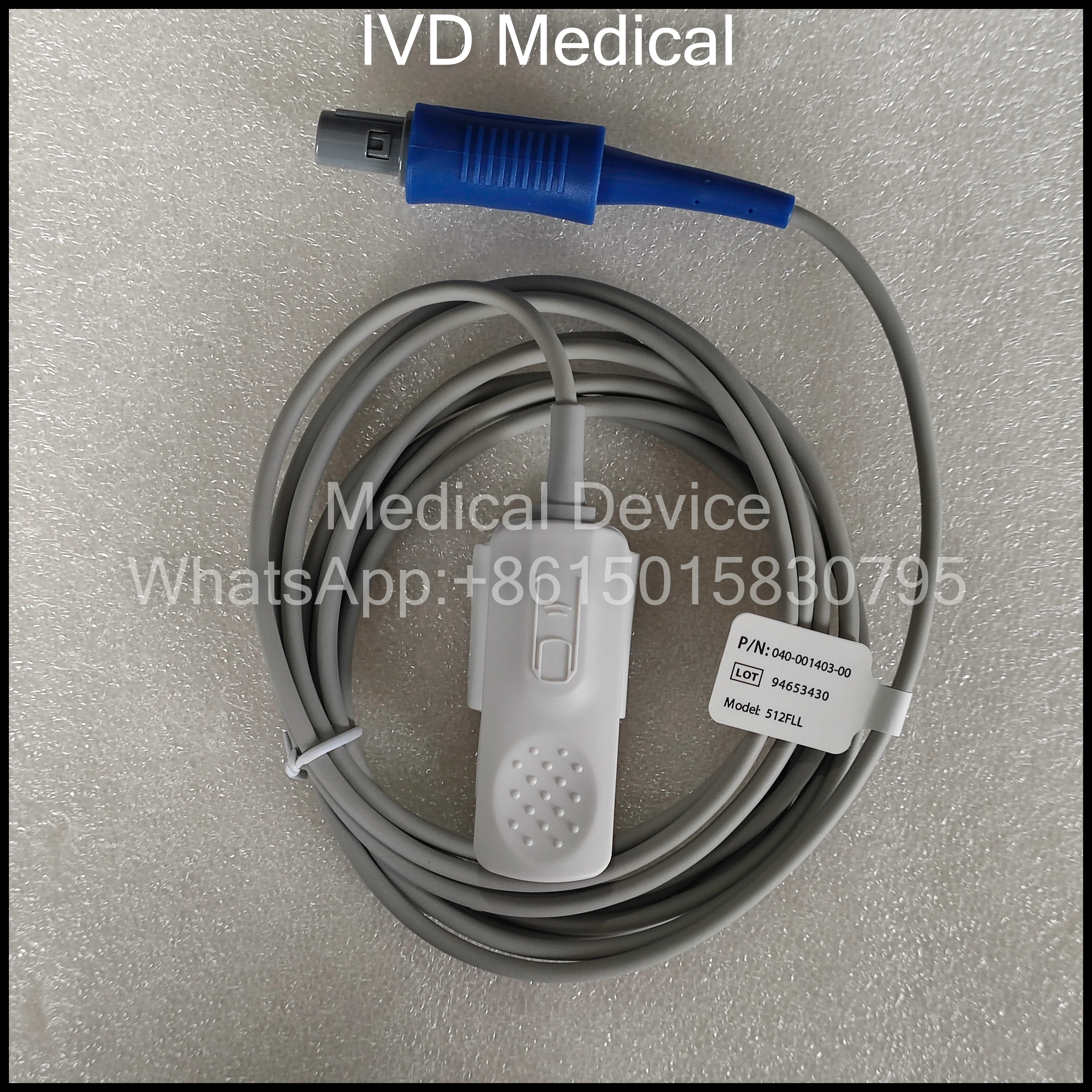 Mindray 512FLL SpO2 Sensor - Reusable spo2sensor,Adt,Finger-Clip,6p 040-001403-00
Mindray 512FLL SpO2 Sensor - Reusable spo2sensor,Adt,Finger-Clip,6p 040-001403-00