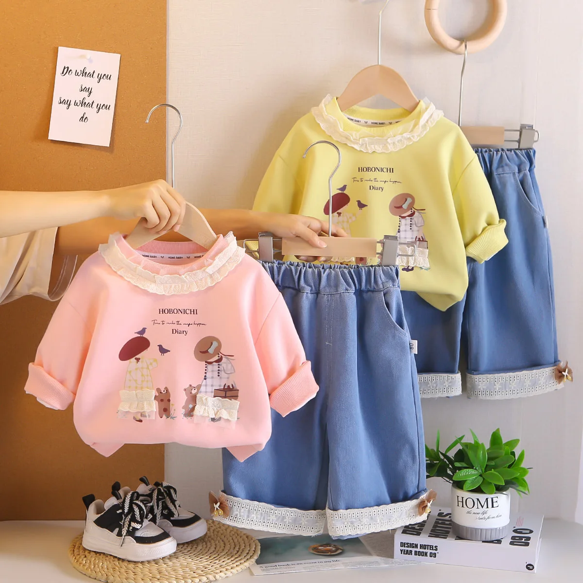 MILANCEL New Autumn Children Hoodie Set 1-5T Sweet Cartoon Girls Sweatshirt +Wide Leg Pants Kids Casual Suit 2PCS
MILANCEL New Autumn Children Hoodie Set 1-5T Sweet Cartoon Girls Sweatshirt +Wide Leg Pants Kids Casual Suit 2PCS