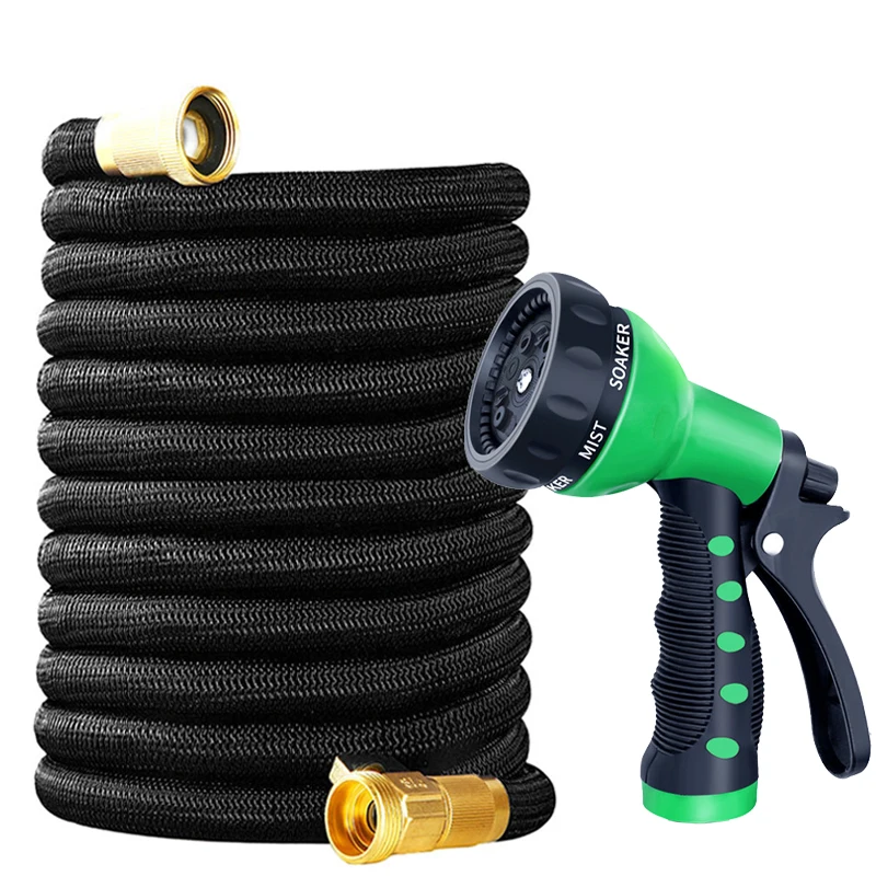 Flexible Expansion Garden Magic Hose With Adjustable 7-Function High-Pressure Water Gun, Irrigation Pipe, Garden Supplies
Flexible Expansion Garden Magic Hose With Adjustable 7-Function High-Pressure Water Gun, Irrigation Pipe, Garden Supplies