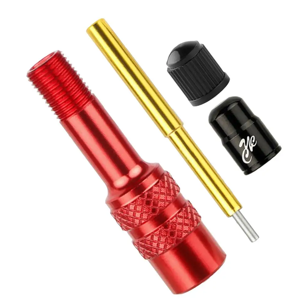 Bicycle Tubeless Valve Stem Mouth Red Aluminum Alloy Adapter Durable Material Compatibility Inflation Secure
Bicycle Tubeless Valve Stem Mouth Red Aluminum Alloy Adapter Durable Material Compatibility Inflation Secure