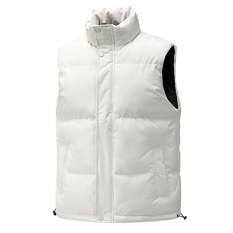 Свободное зимнее пальто, осенняя повседневная одежда с воротником-стойкой, мужской жилет, куртка больших размеров, теплые пуховики без рукавов
Свободное зимнее пальто, осенняя повседневная одежда с воротником-стойкой, мужской жилет, куртка больших размеров, теплые пуховики без рукавов