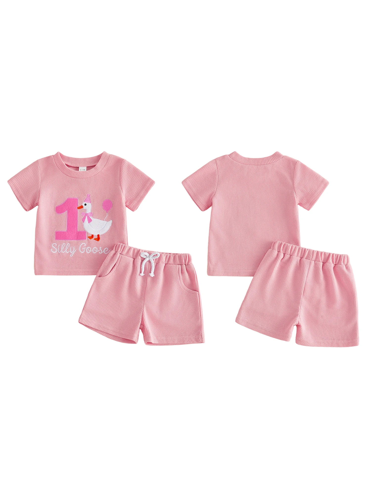 Toddler Girl Summer Outfits Floral Print Ruffle Sleeve T-Shirt and Shorts Set with Bow Headband 3Pcs Clothing Set for Birthday
Toddler Girl Summer Outfits Floral Print Ruffle Sleeve T-Shirt and Shorts Set with Bow Headband 3Pcs Clothing Set for Birthday