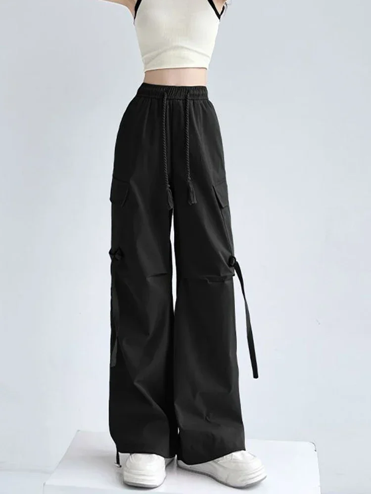 Y2k Women Retro Cargo Pants High Waist American Streetwear Trousers Casual Loose Vintage Pockets Harajuku Bf Wide Leg Pants
Y2k Women Retro Cargo Pants High Waist American Streetwear Trousers Casual Loose Vintage Pockets Harajuku Bf Wide Leg Pants