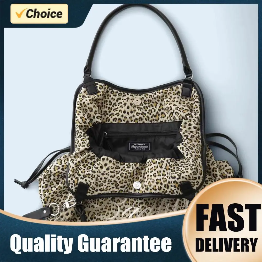 Women Girls Leopard Print Fashion Shoulder Handbag One Shoulder Armpit Bag for Work Daily Use
Women Girls Leopard Print Fashion Shoulder Handbag One Shoulder Armpit Bag for Work Daily Use