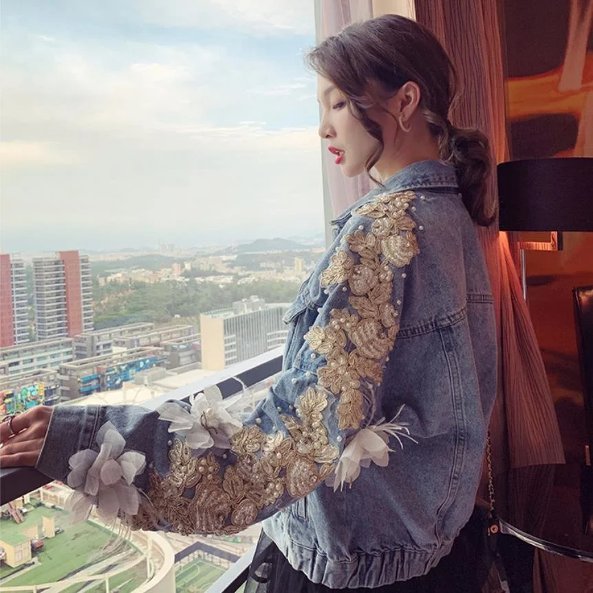 jackets Embroidery Denim three-dimensional flowers female single breasted diamond beading denim outwear tops wq1557 dropship
jackets Embroidery Denim three-dimensional flowers female single breasted diamond beading denim outwear tops wq1557 dropship
