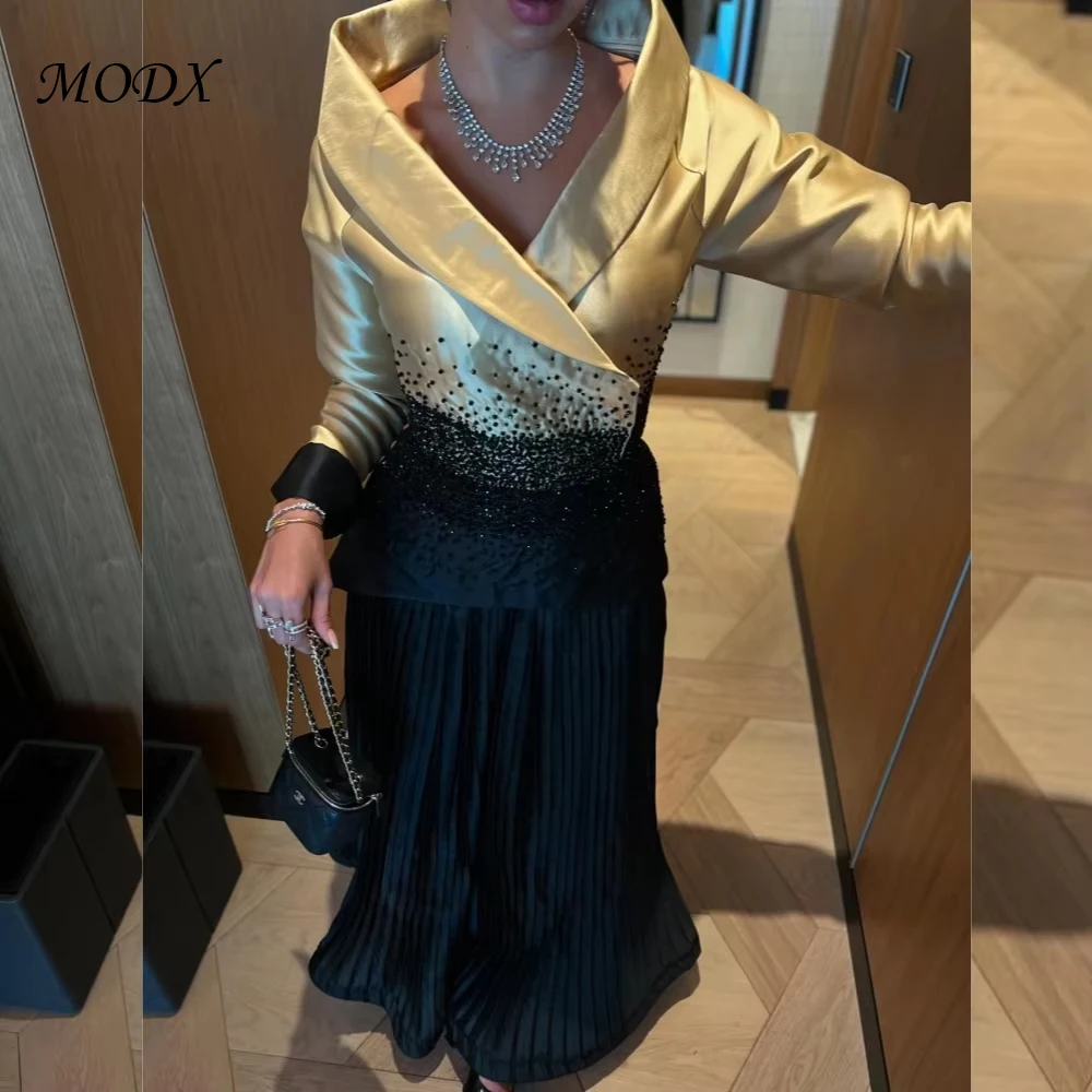 MODX Новые индивидуальные модные плиссированные платья миди с v-образным вырезом и v-образным вырезом Платья для выпускного вечера Классический изысканный современный стиль فساتين 미را
MODX Новые индивидуальные модные плиссированные платья миди с v-образным вырезом и v-образным вырезом Платья для выпускного вечера Классический изысканный современный стиль فساتين 미را