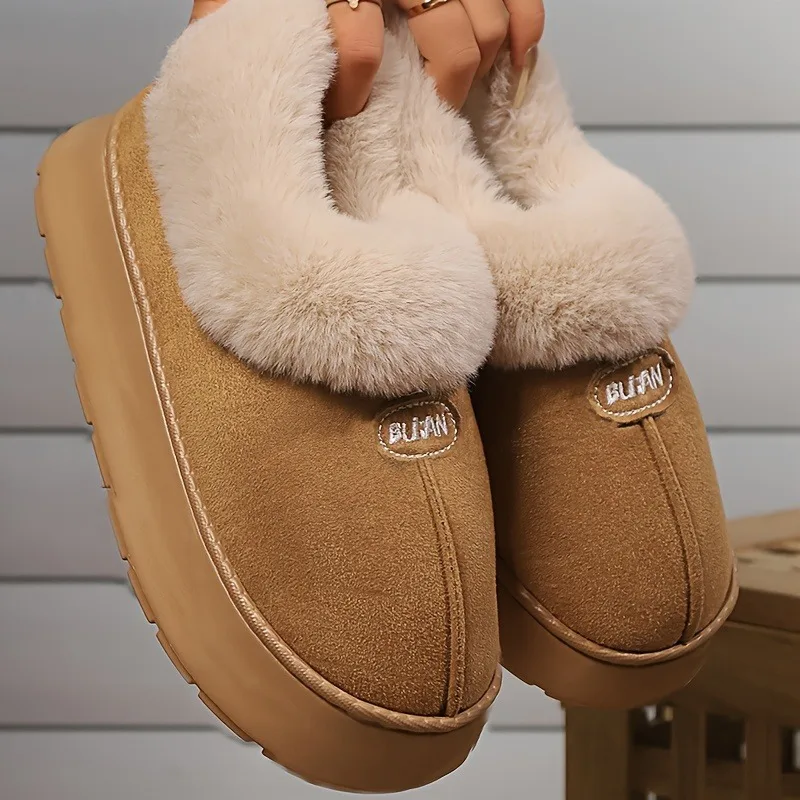 Women Home Floor Cotton Slippers Winter Warm Women's Snow Boots Faux Fur Fluffy Slippers Non-Slip Thick Sole Ankle Boots for Men
Women Home Floor Cotton Slippers Winter Warm Women's Snow Boots Faux Fur Fluffy Slippers Non-Slip Thick Sole Ankle Boots for Men